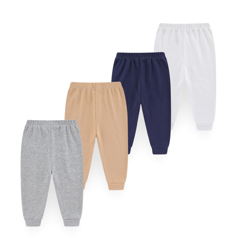 4-Piece Unisex Baby Pants 100% - Baby Clothing Dividers 评论和价格