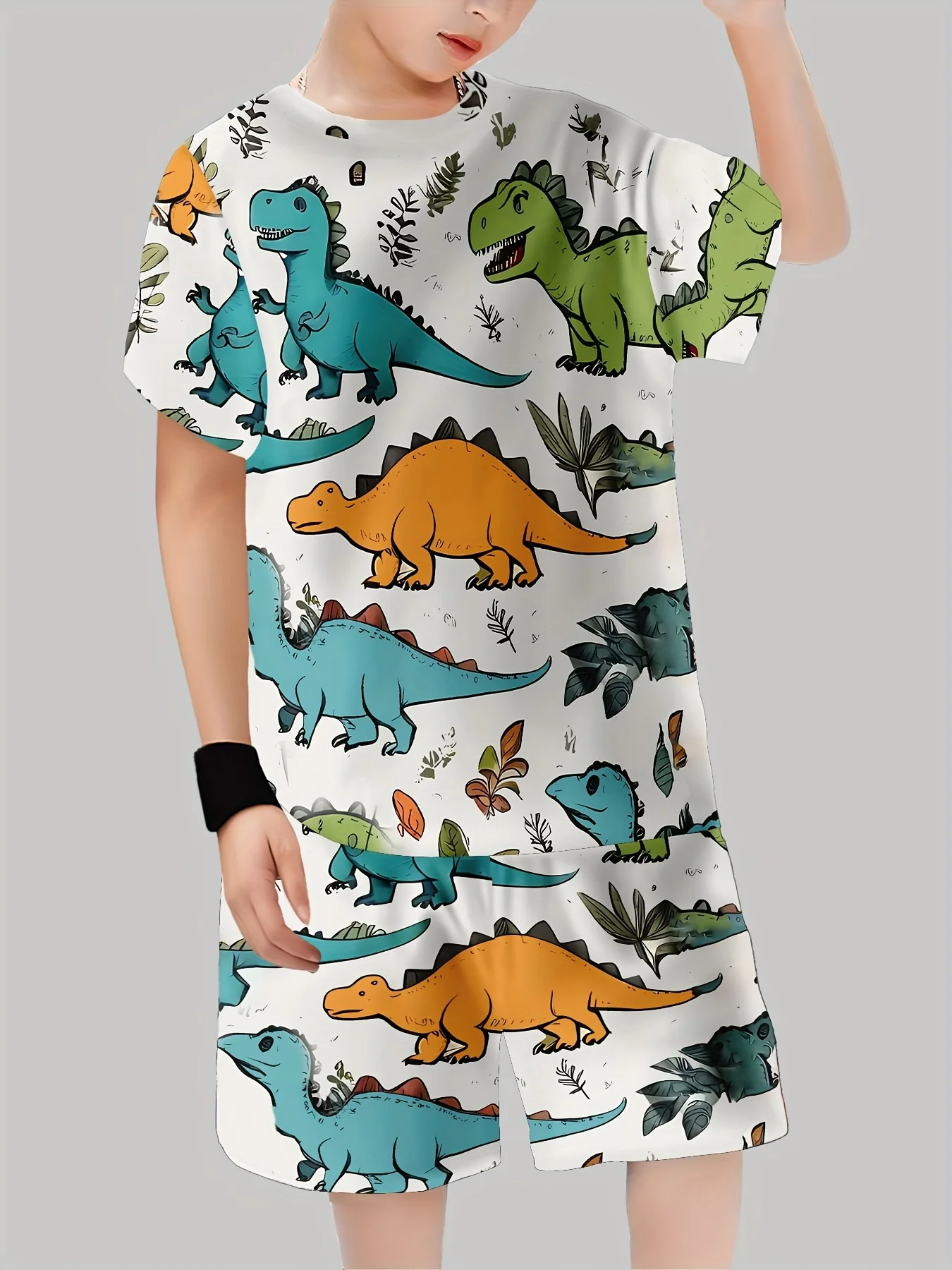 New Dinosaur Printed Outfits T - Baby Clothing Usa 评论和价格