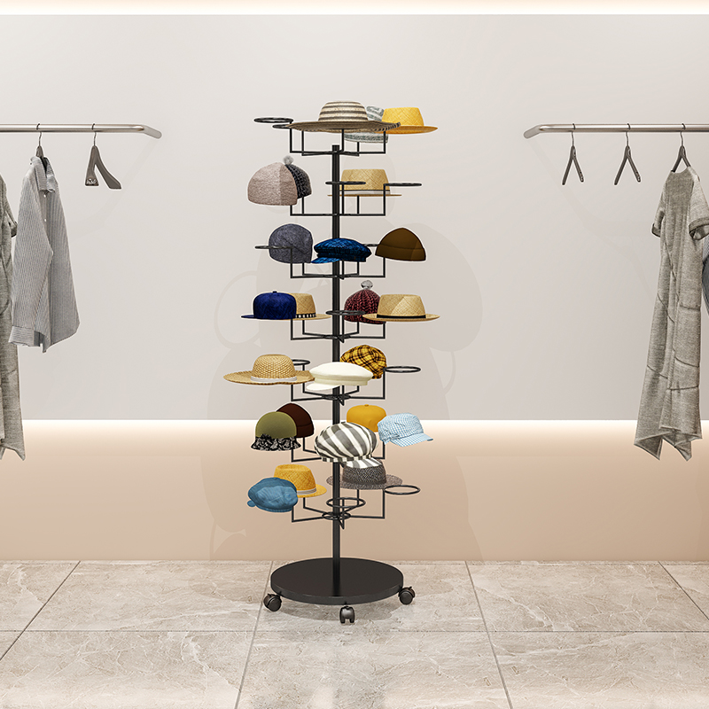 #Hat display rackFloor-to-ceil - Baby Clothing Hanging Rack 评论和价格