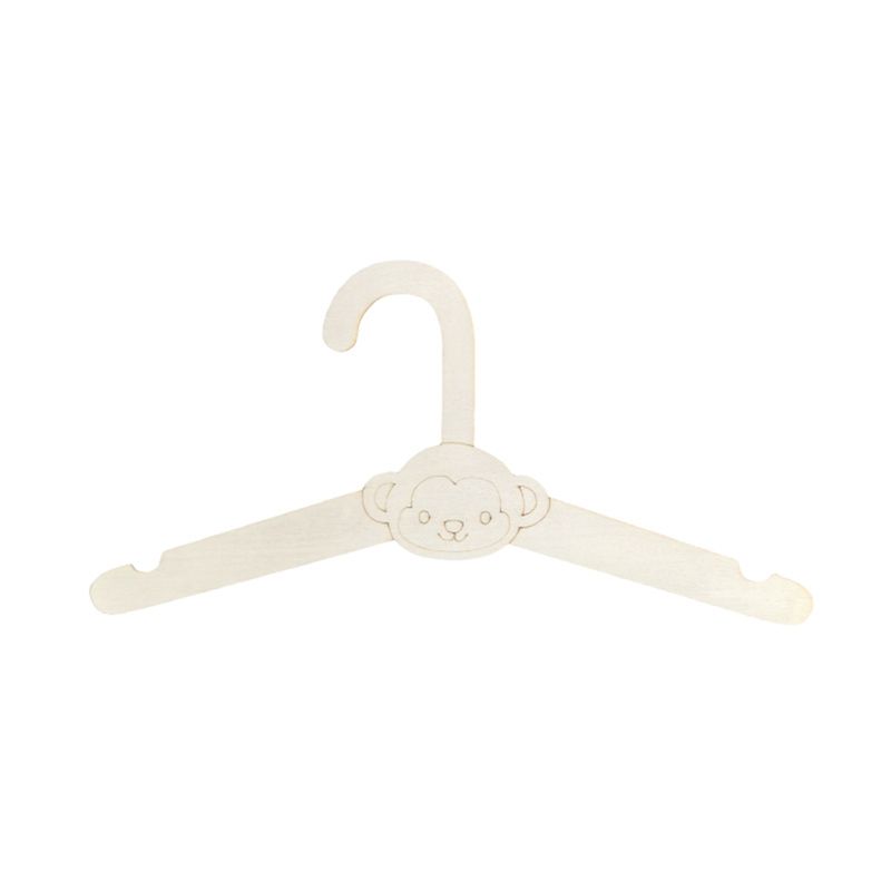 ABVT-20PCS Cute Wooden Clothes - Baby Clothing Hanging Rack 评论和价格