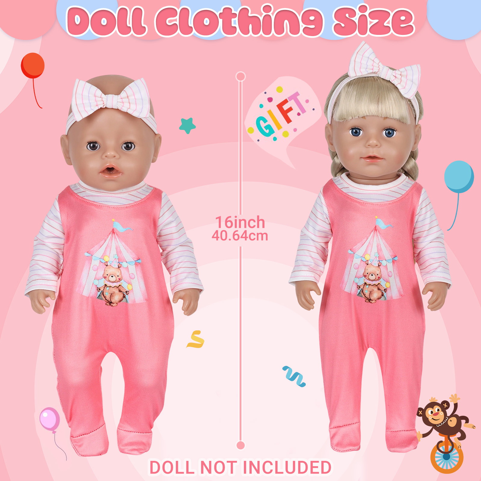 Doll Clothes for 16-18inch 40- - Baby Clothing Usa 评论和价格
