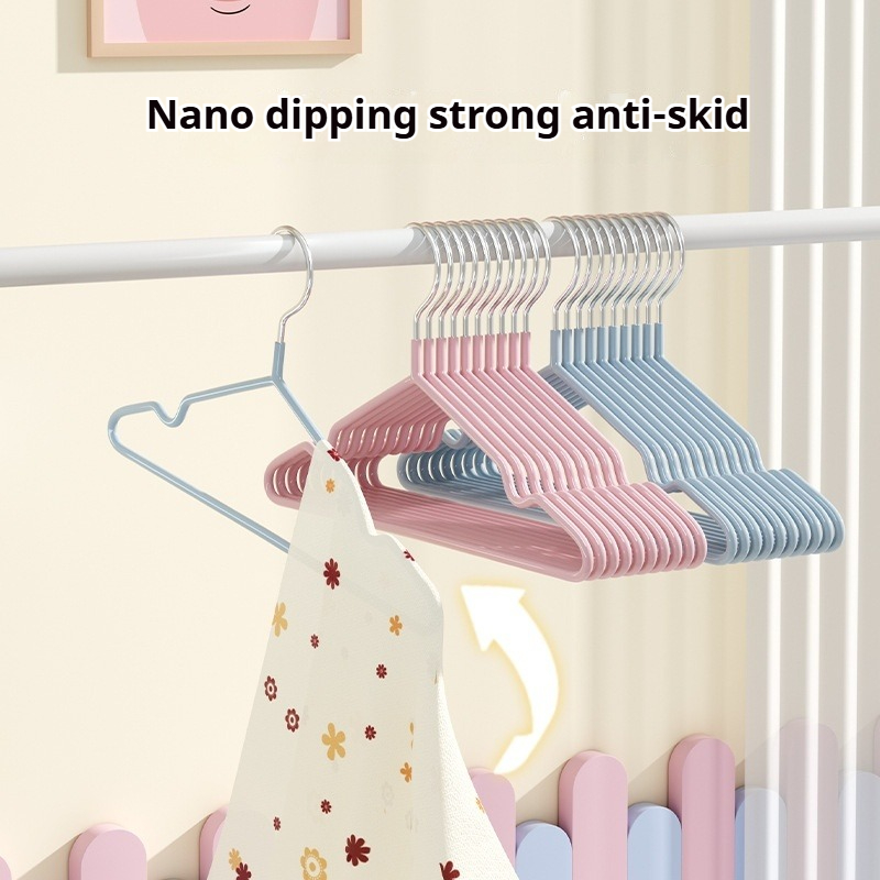 Nano Trace - Free Anti - Slip  - Baby Clothing Hanging Rack 评论和价格