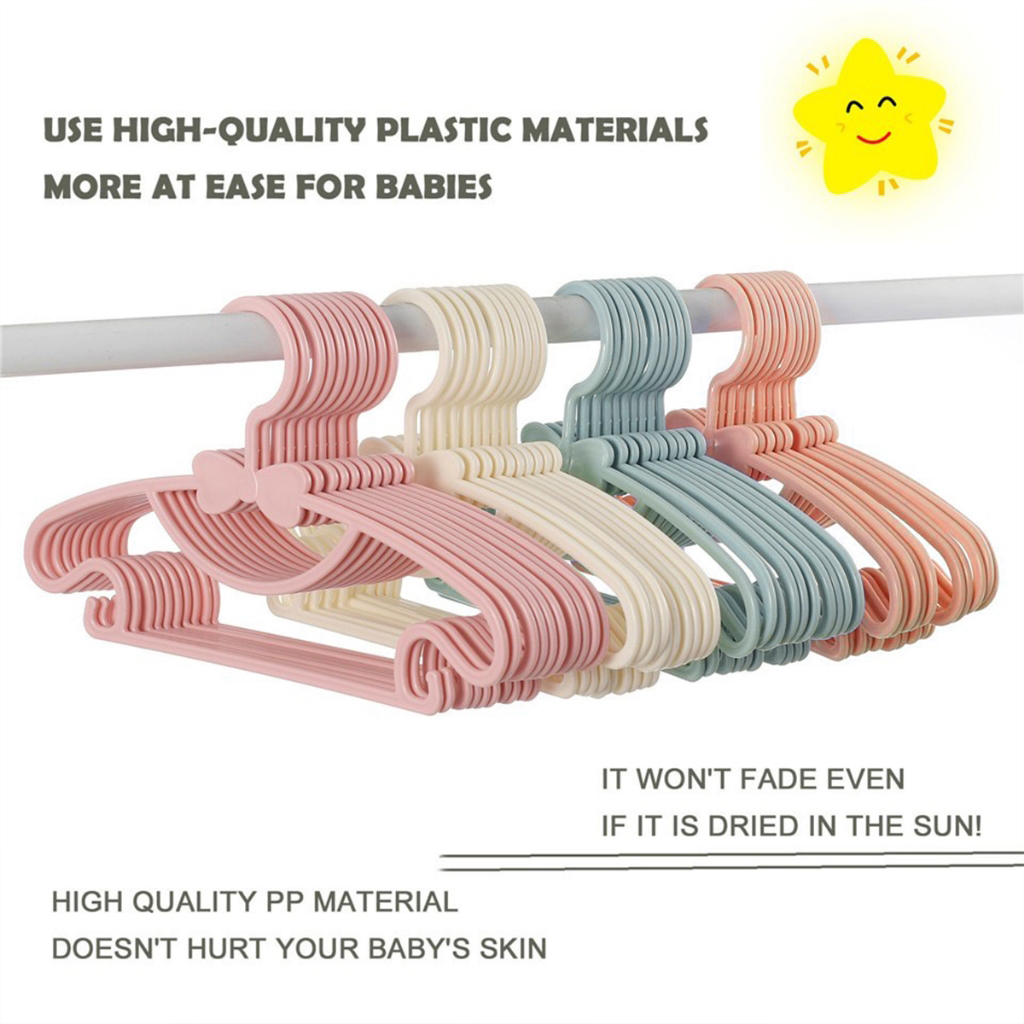 12PCS Baby Kids Clothes Hanger - Baby Clothing Hanging Rack 评论和价格